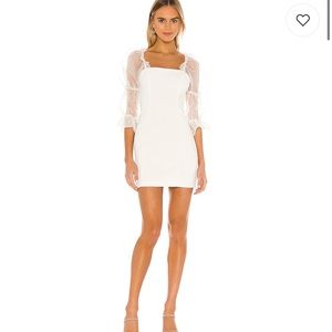 Amanda Uprichard White cocktail dress.